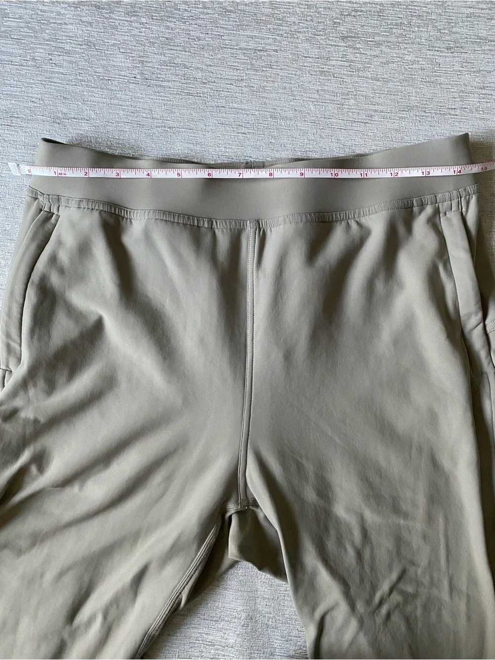 Lululemon Women’s Adapted State Fleece Joggers High Rise Tan Full Length